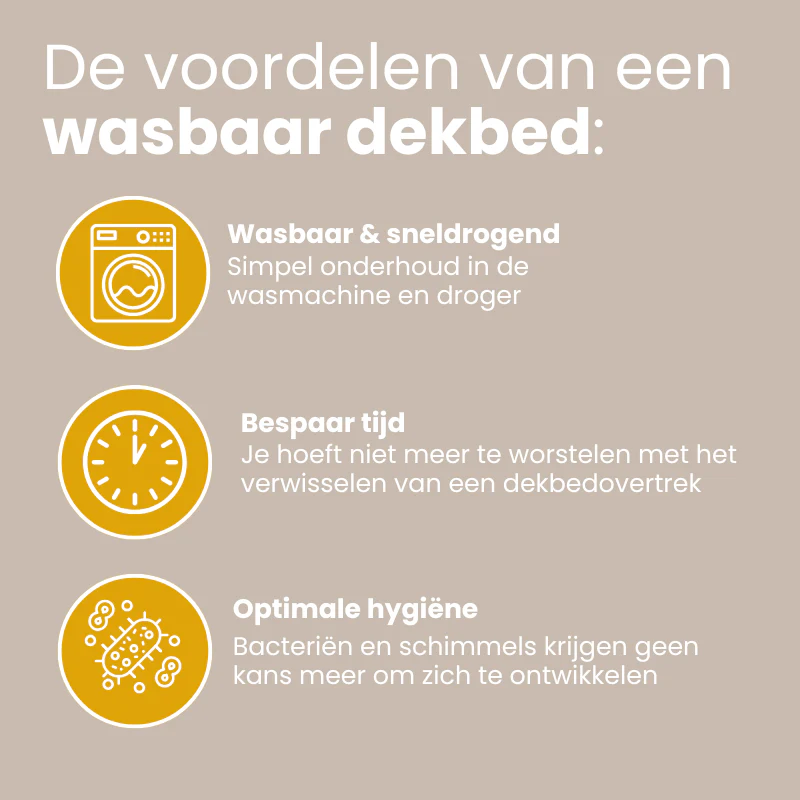 Lazy Dekbed Zonder Overtrek - Verkoelend - Blauw - Image 12